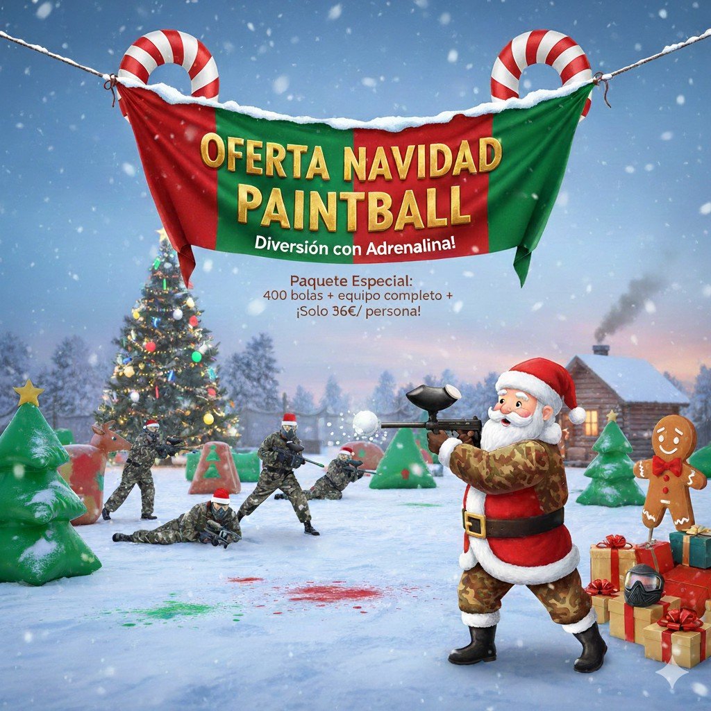 Oferta Paintball Navidad